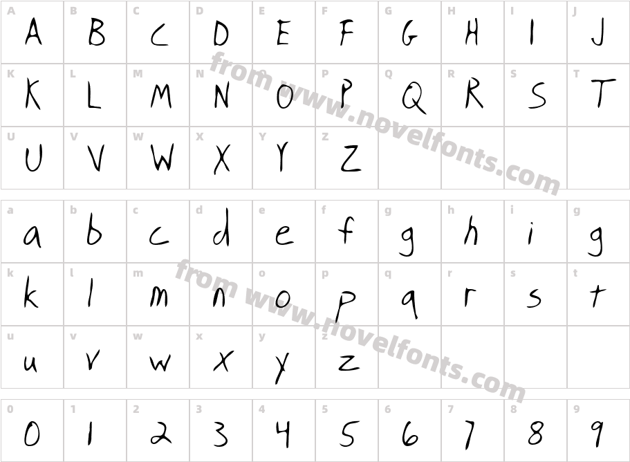 OlliesHand-PlainCharacter Map