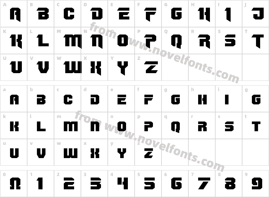 OmegaForce ExpandedCharacter Map