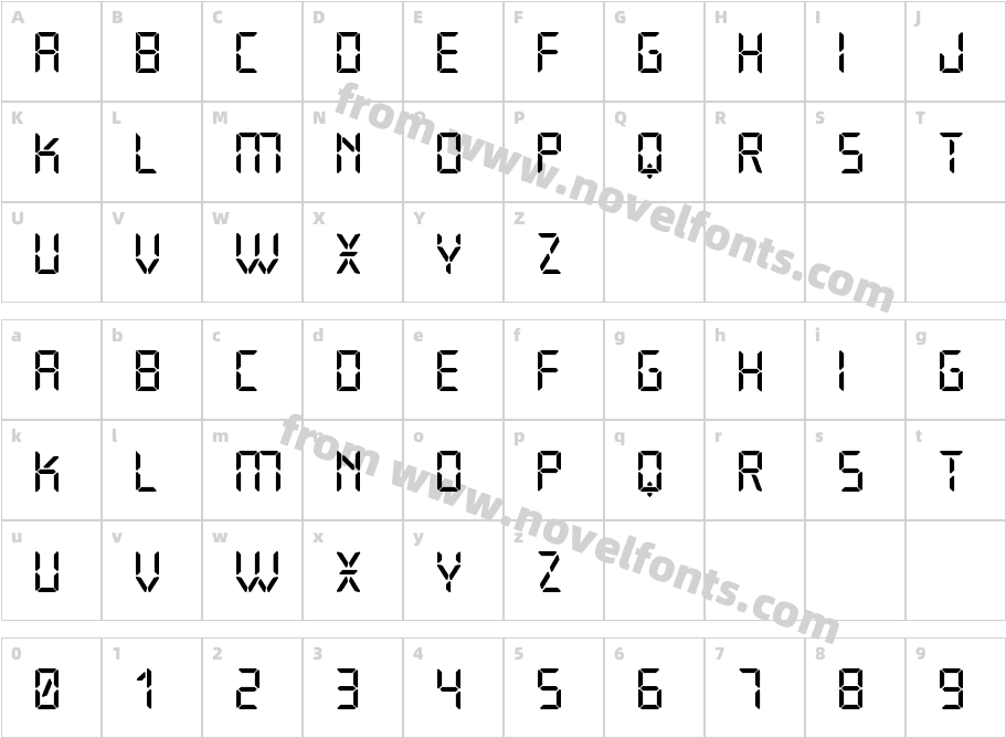 Open 24 Display StCharacter Map