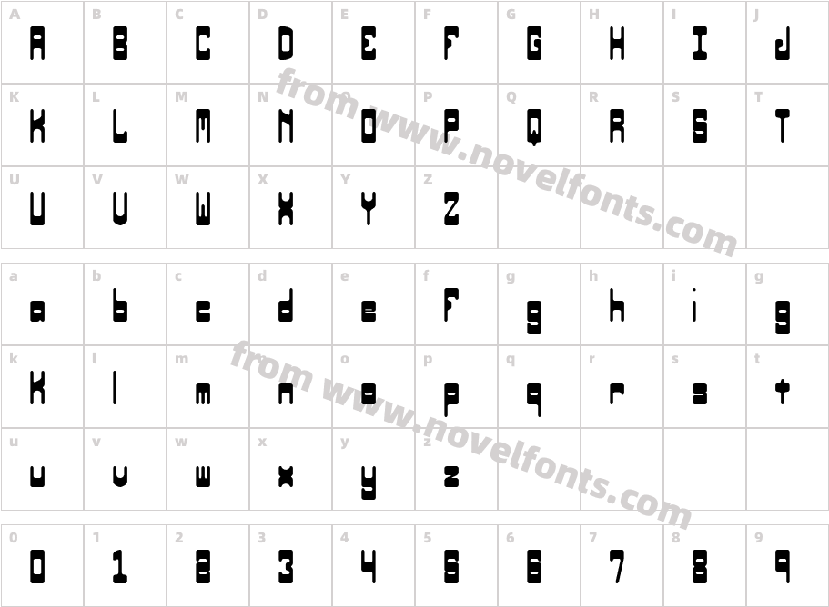 Orbicular (BRK)Character Map