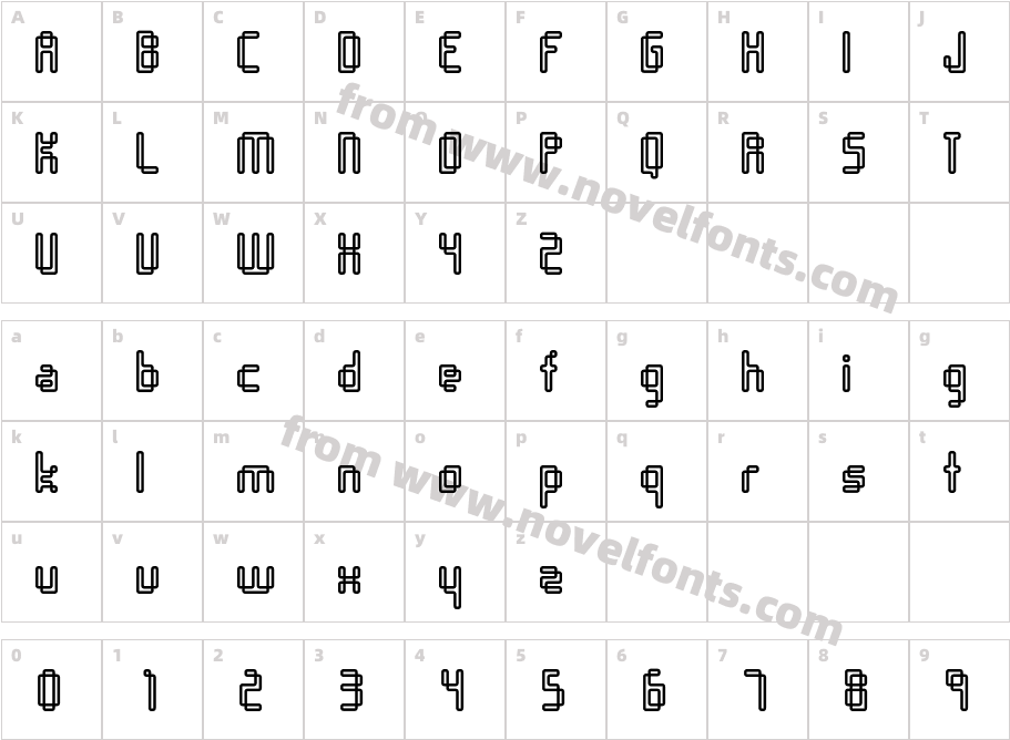 Orgasmia-Three60OutlineCharacter Map