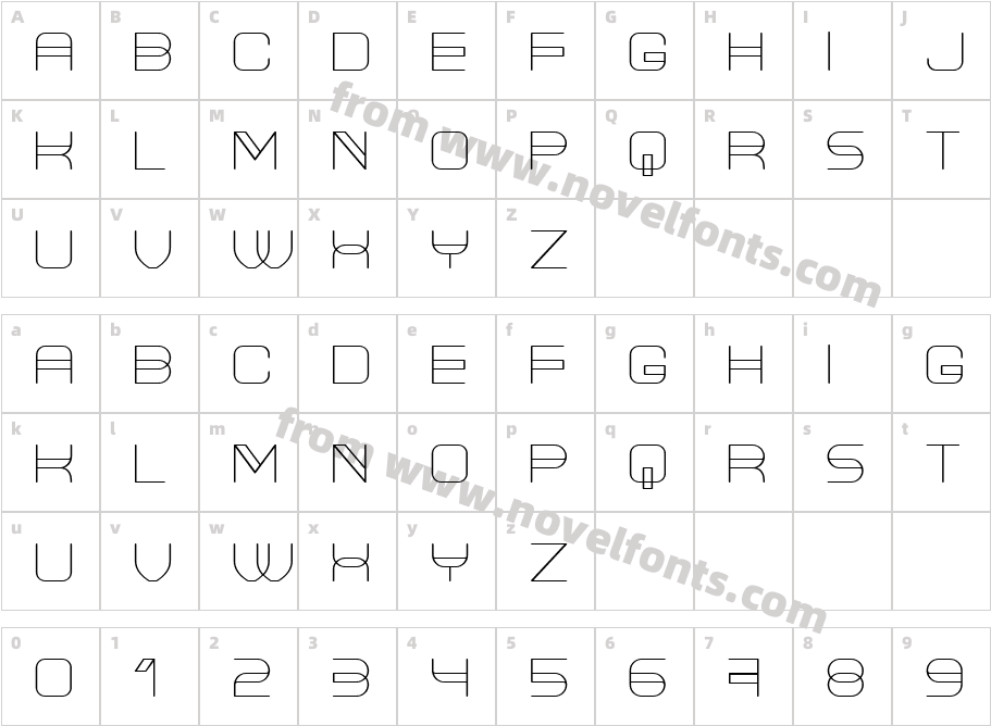 Origin RegularCharacter Map