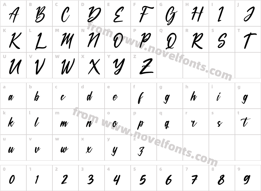 Orion CrederickCharacter Map