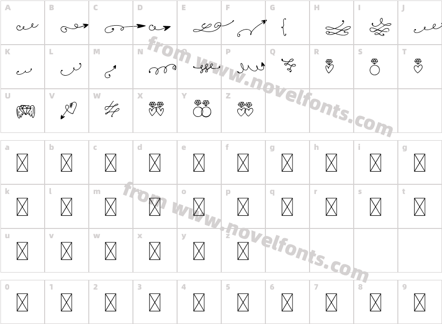 OrnamentsCuteRegularCharacter Map