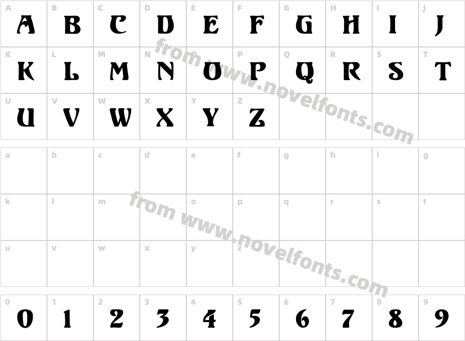 OrtemCharacter Map