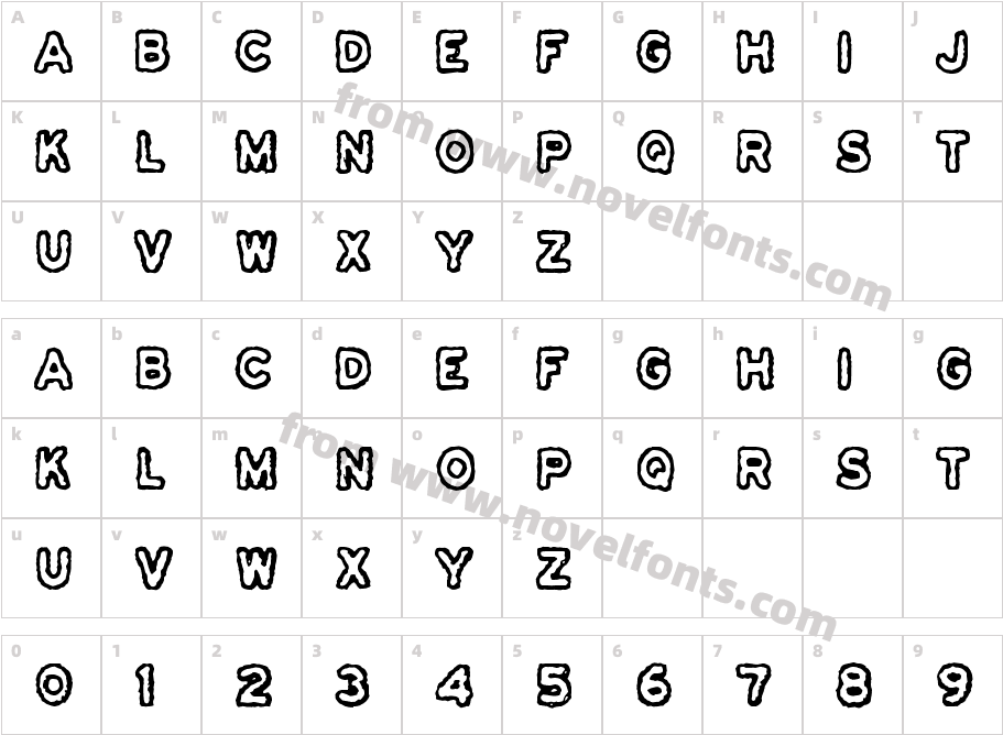 Osasto 329 suljettuCharacter Map