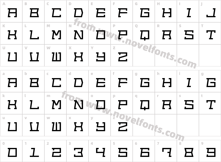 Out of sightCharacter Map