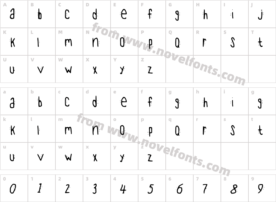 OutTheBackDoorCharacter Map