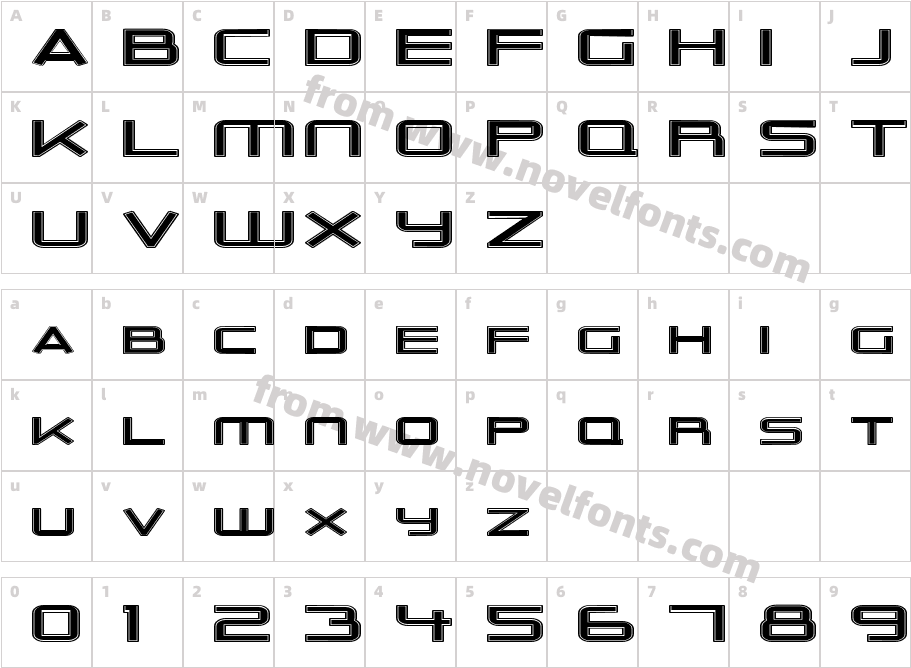 Outer Limits ExtendedCharacter Map