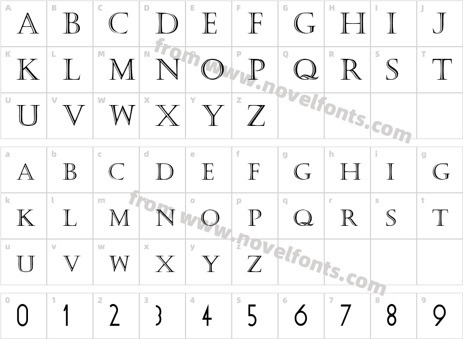 Outline4 NormalCharacter Map