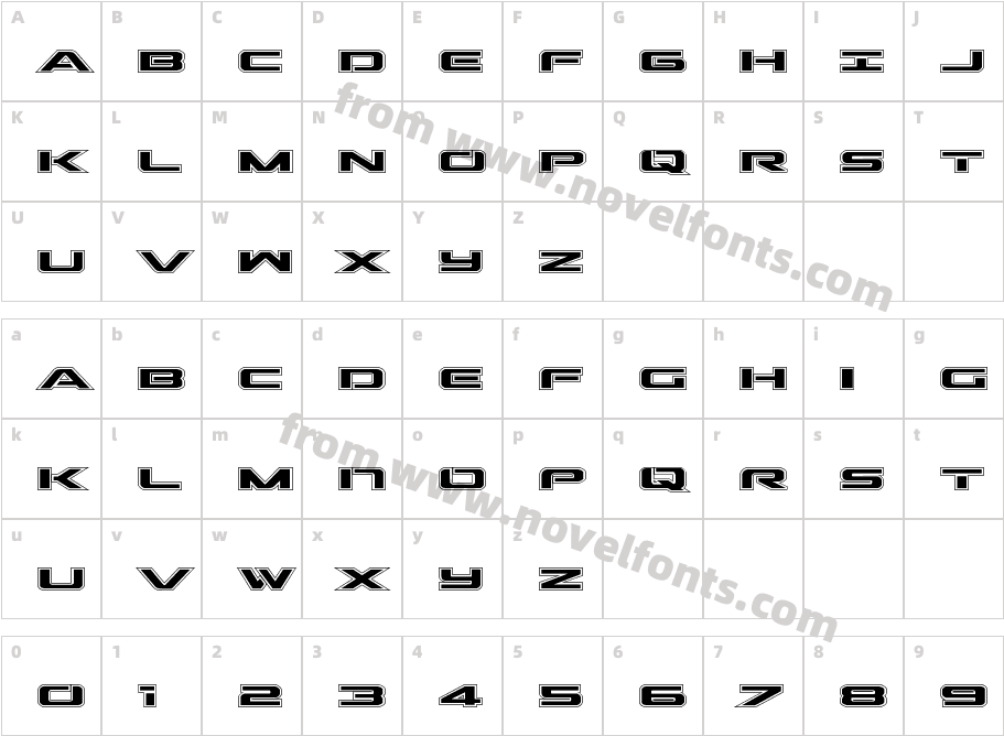 Outrider Academy RegularCharacter Map