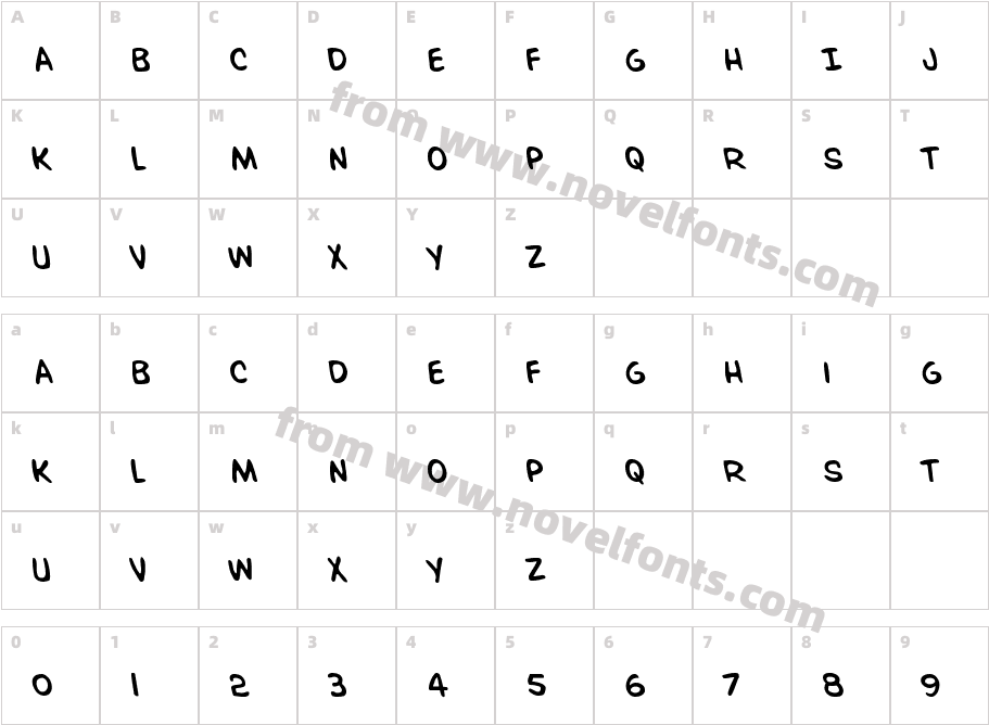 Overstreet Bible LeftalicCharacter Map