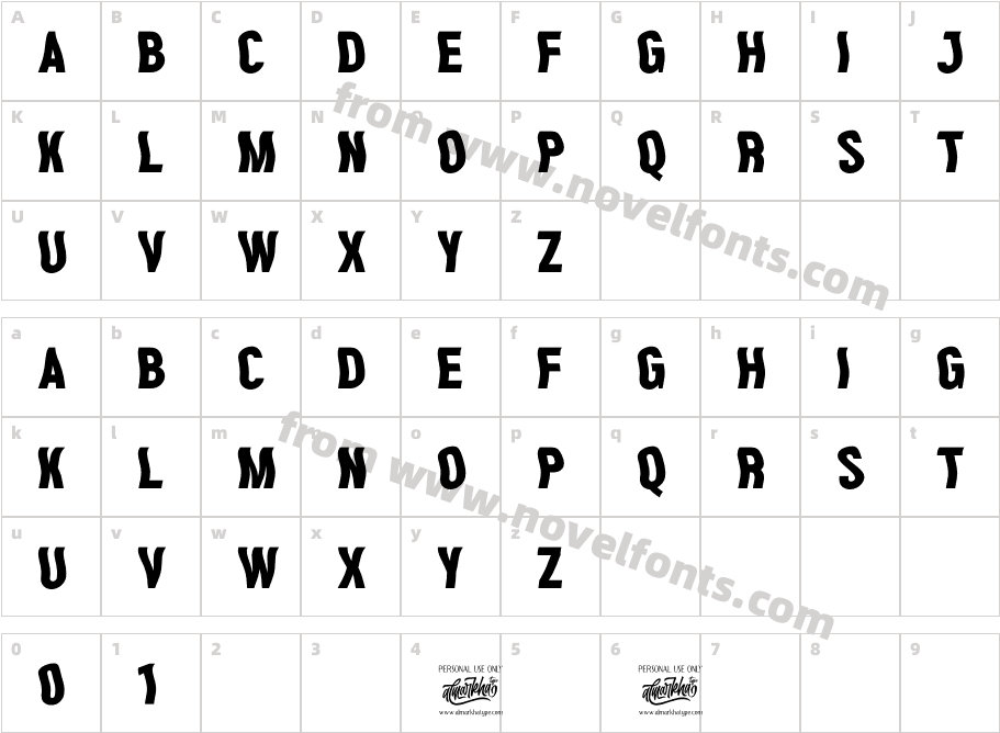 OverwaveCharacter Map