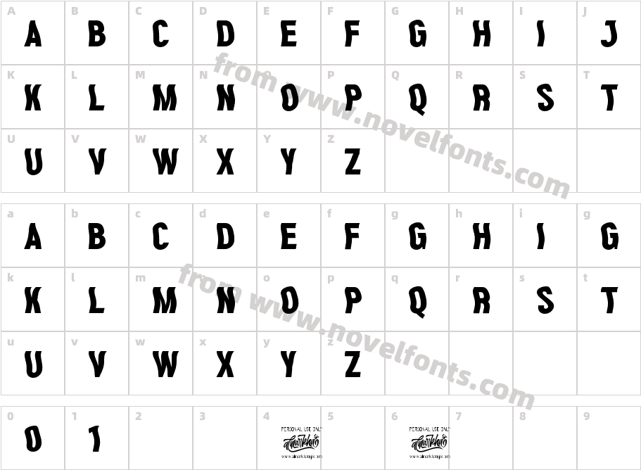 OverwaveCharacter Map