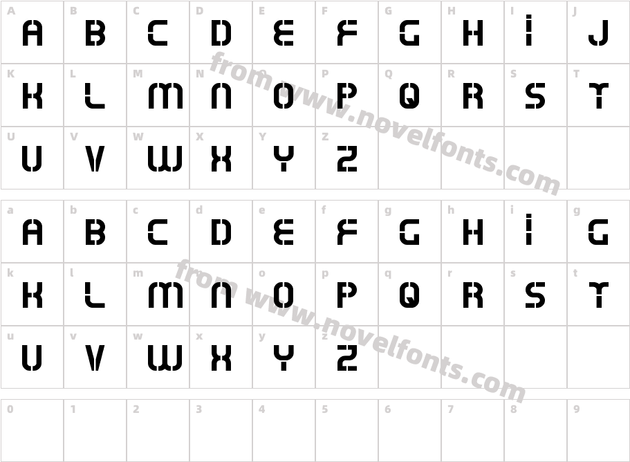 Oxin ArmyCharacter Map