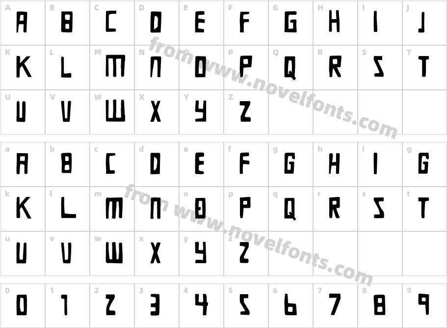 DKDieBrueckeCharacter Map