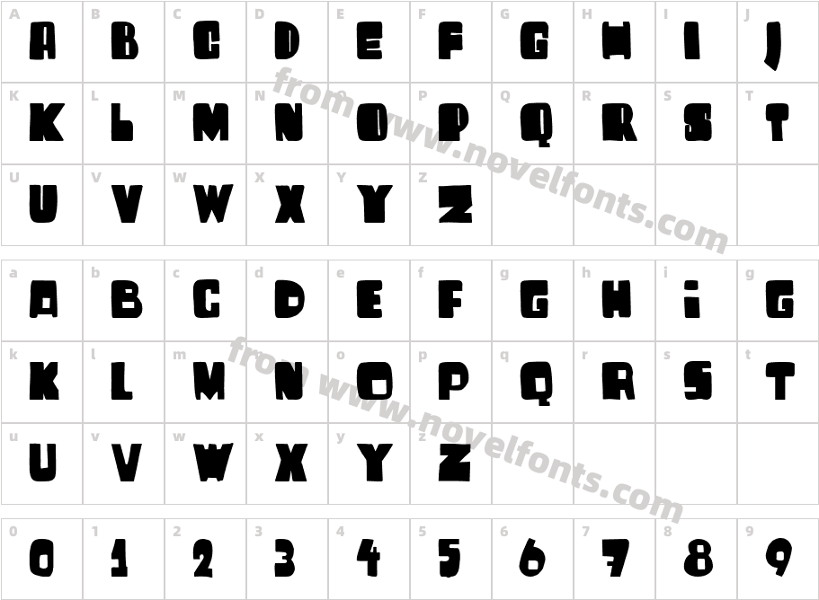 DKHarrumphCharacter Map