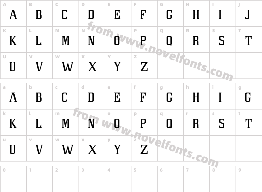 PAC LIBERTASCharacter Map