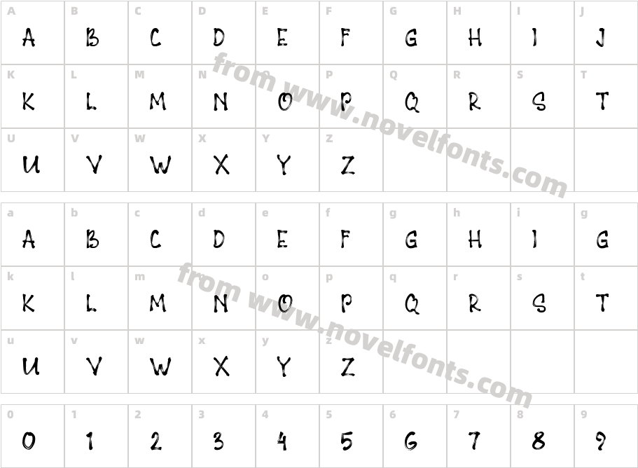 PAGEONECharacter Map