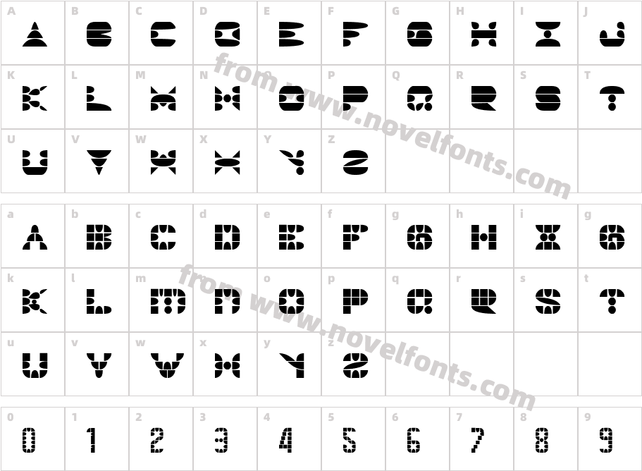 PANGOTH   sharpCharacter Map