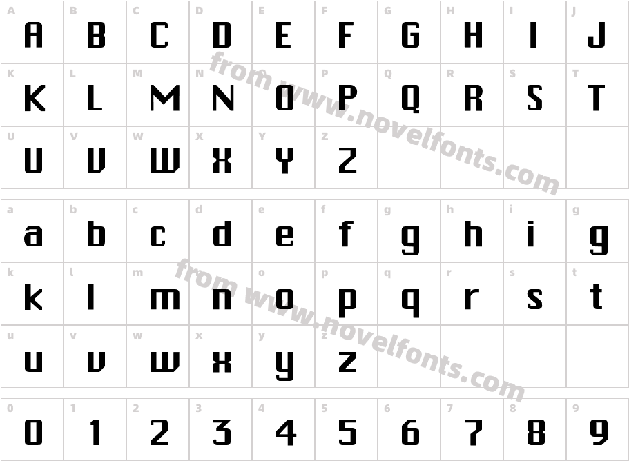 PCHickmanCharacter Map