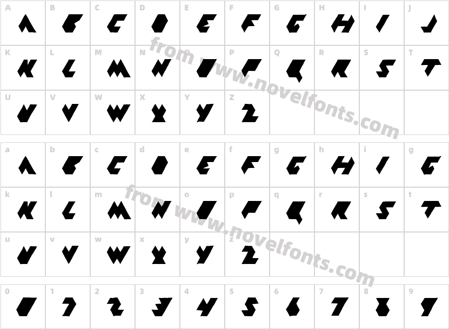 PGYCharacter Map