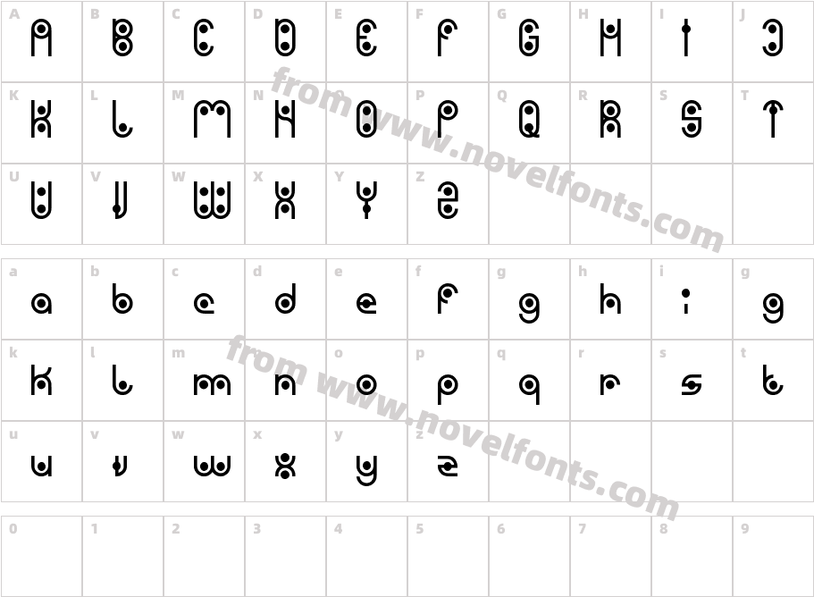 PHYTOPLANKTONCharacter Map