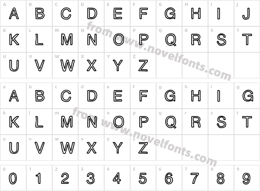 PLAQUECharacter Map