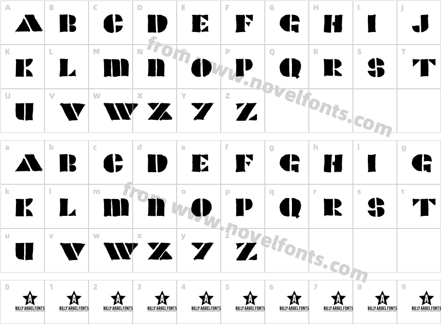 POPCORNCharacter Map