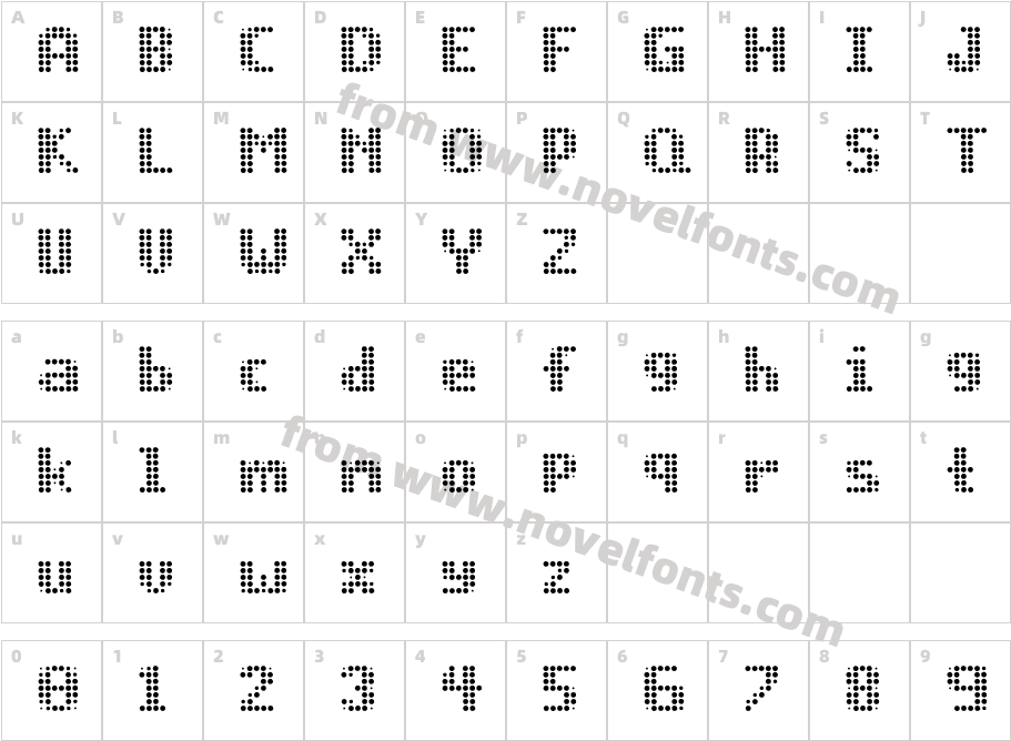 PROG.BOTCharacter Map