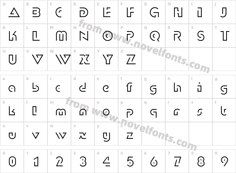 PT Dublon Light CyrillicCharacter Map