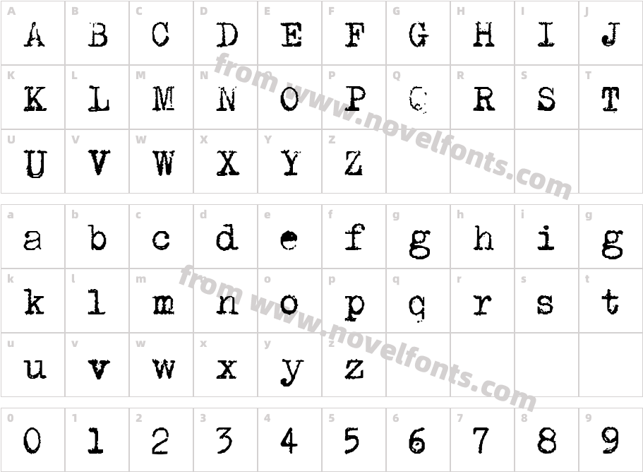 DKP.I.Character Map