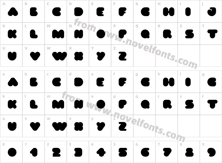 PUFF-BlackCharacter Map