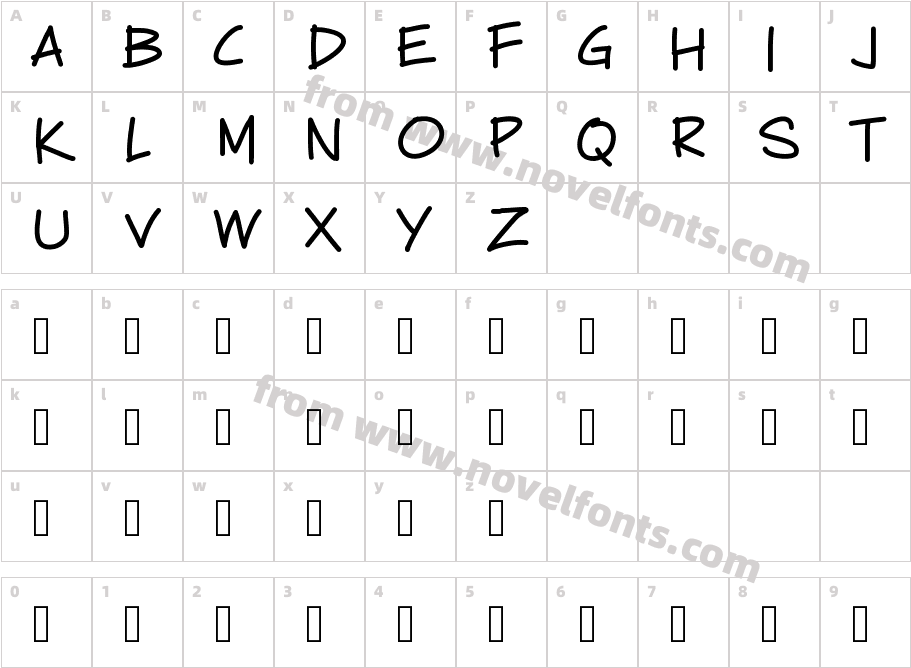 PWCartoonistCharacter Map