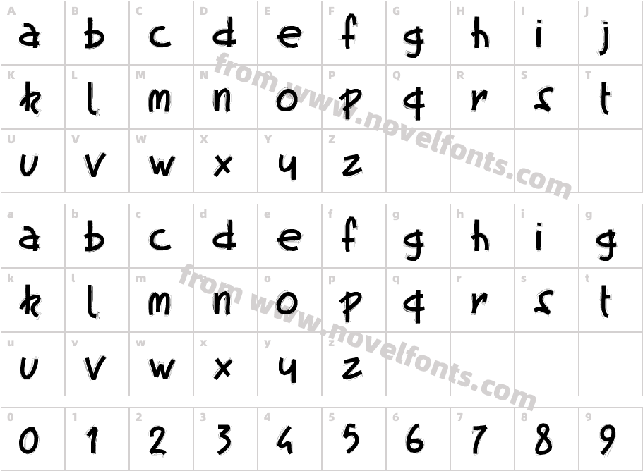 PWFatscratchCharacter Map