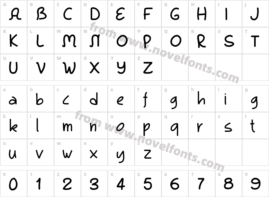 PWKoolCharacter Map