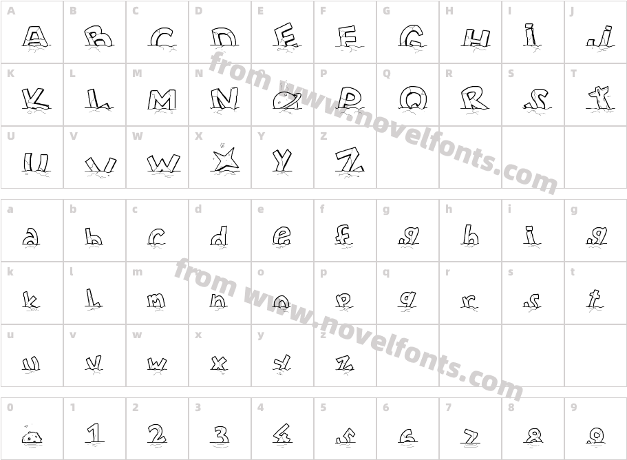 PWWORLDSEND2112Character Map