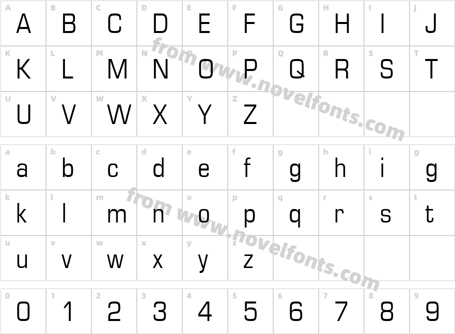 Palindrome Condensed SSi CondensedCharacter Map