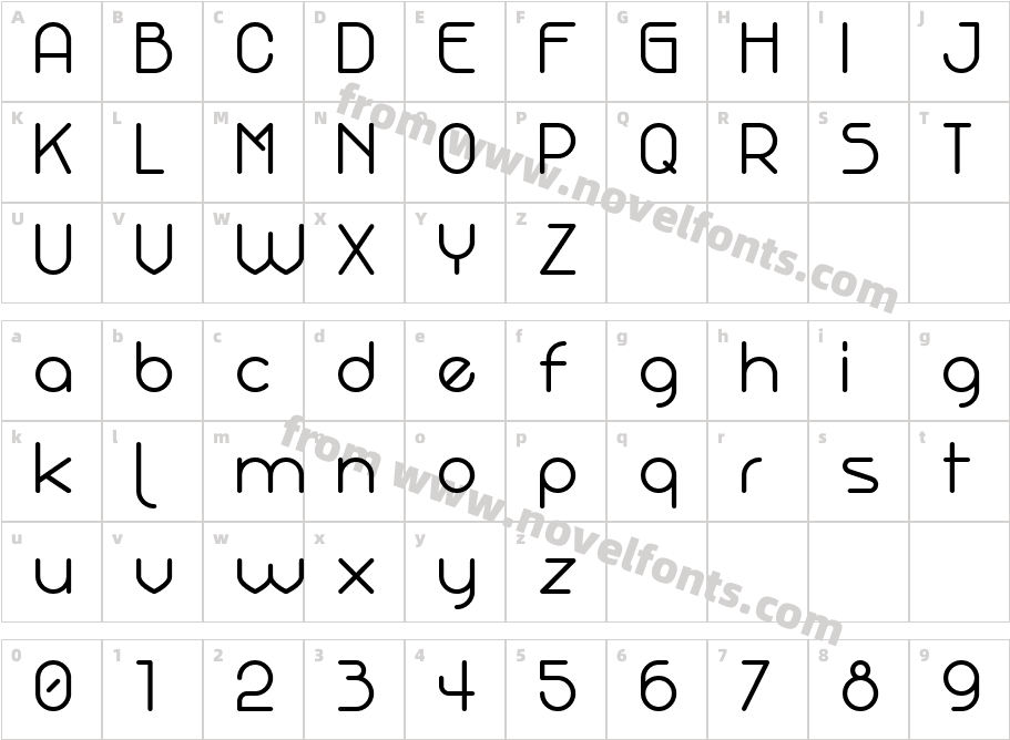 DO 4 Brain BoldCharacter Map