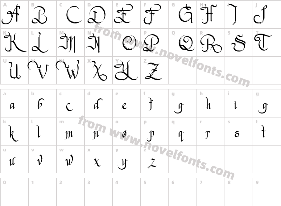 DO David Gothic DarkCharacter Map