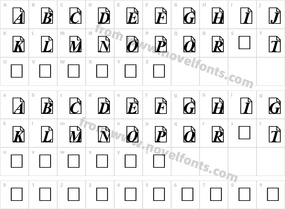 Paper TrailCharacter Map