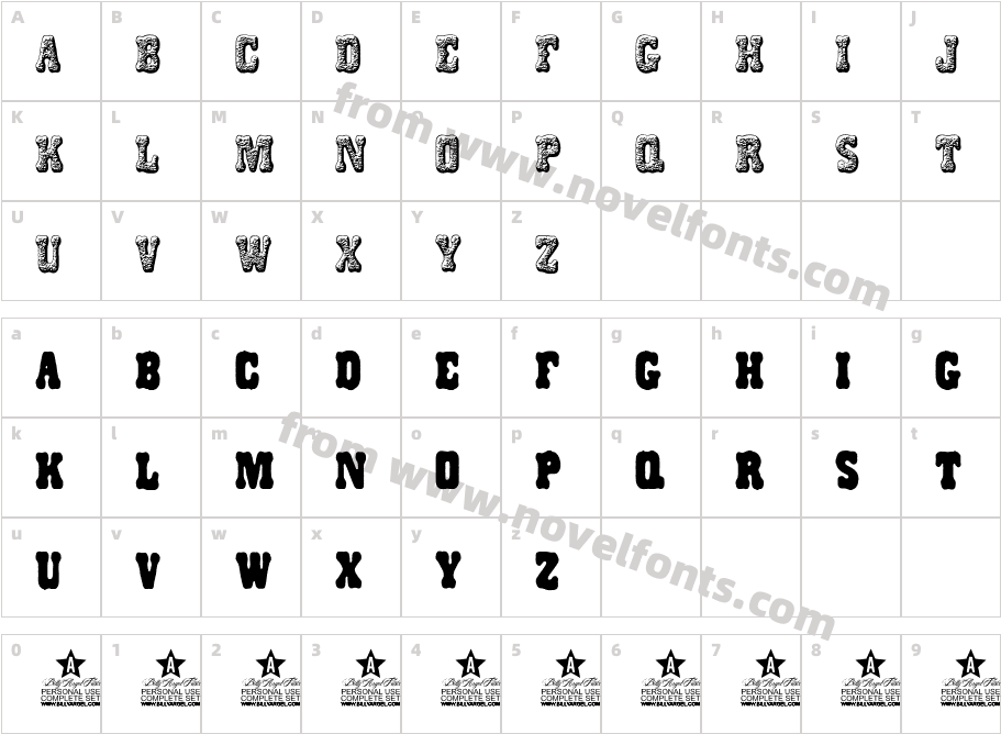 DOGSNACKS PERSONAL USECharacter Map