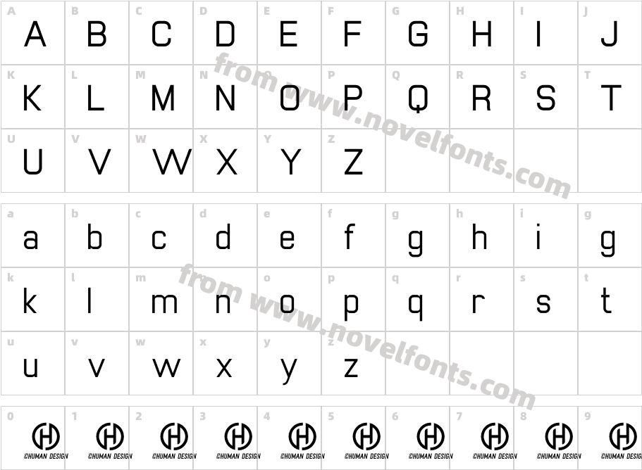 Paradigma Regular TrialCharacter Map