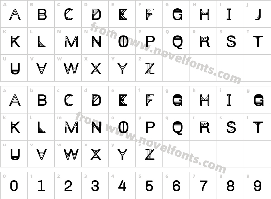 ParamontCharacter Map