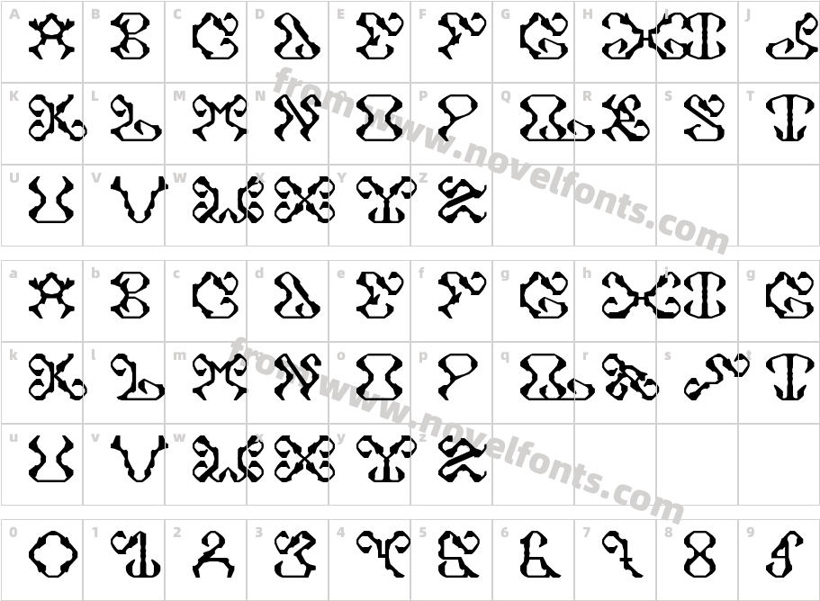 DOUBLE TROUBLE RegularCharacter Map