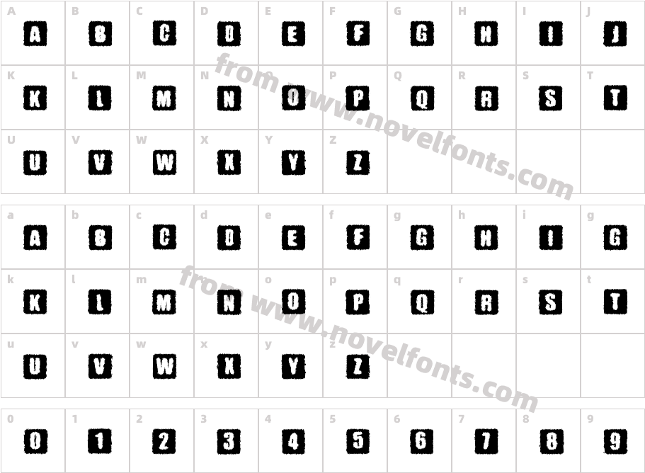 ParkinsonismCharacter Map