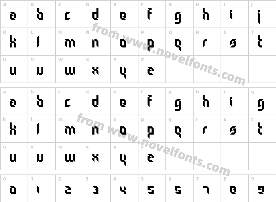 Particulator RegularCharacter Map