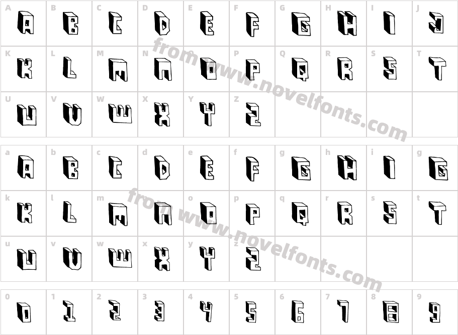 Pastas BlackCharacter Map