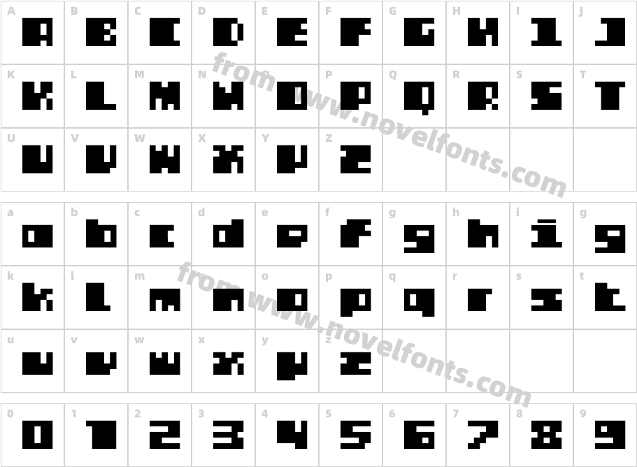 DS PTRLSuperCharacter Map