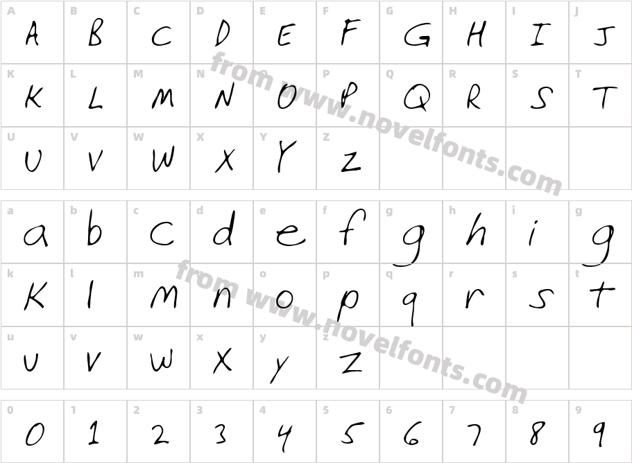 PaulasHand-PlainCharacter Map